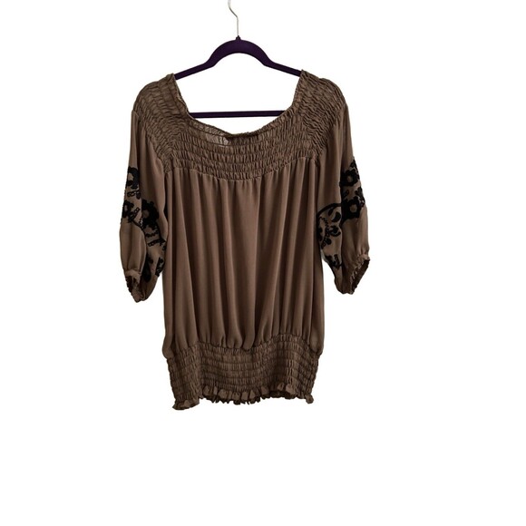 Twelve Couture By Forever 21 Off Shoulder Top Coquette Preppy Size L - Picture 2 of 7